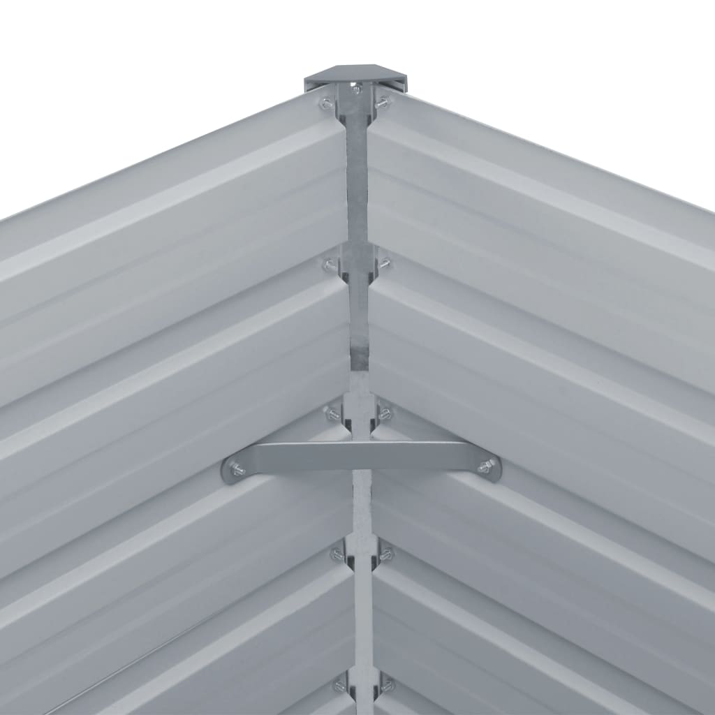 Hochbeet 100×100×45 Cm Verzinkter Stahl
