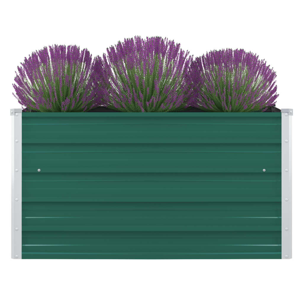 Hochbeet 100×100×45 Cm Verzinkter Stahl
