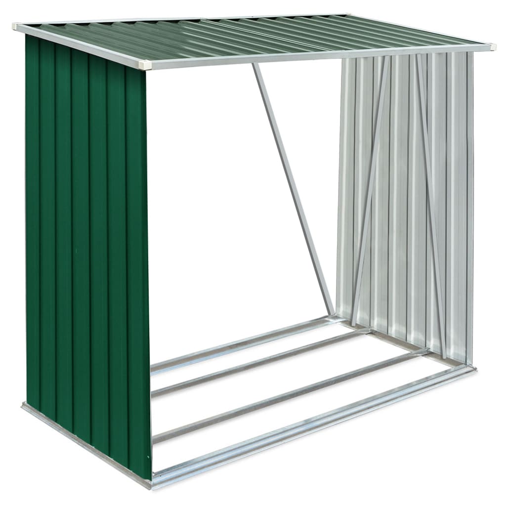 Brennholzlager Verzinkter Stahl 163 X 83 X 154 Cm