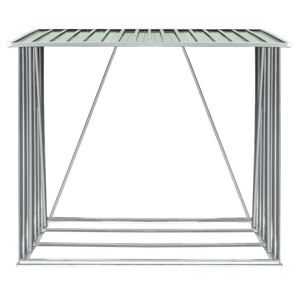 Brennholzlager Verzinkter Stahl 163 X 83 X 154 Cm