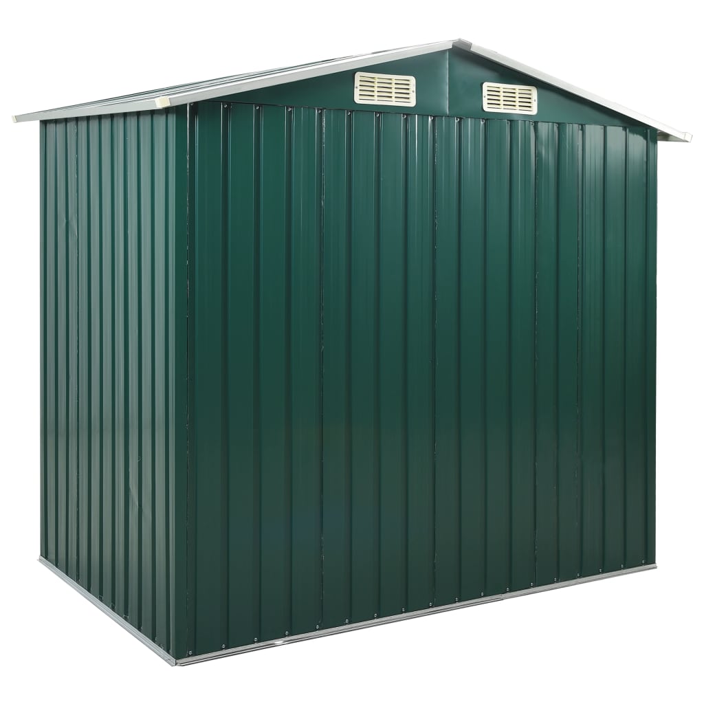 Gartenhaus Mit Regal 205X130X183 Cm Eisen