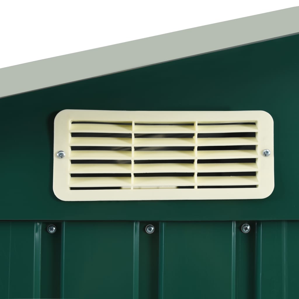 Gartenhaus Mit Regal 205X130X183 Cm Eisen