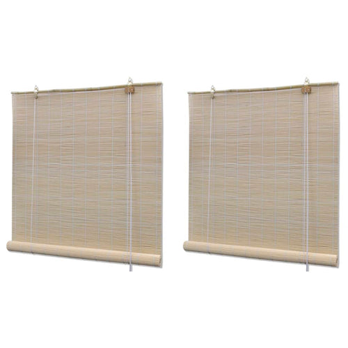 Bambusrollos Natur 2 Stk. 120X160 Cm