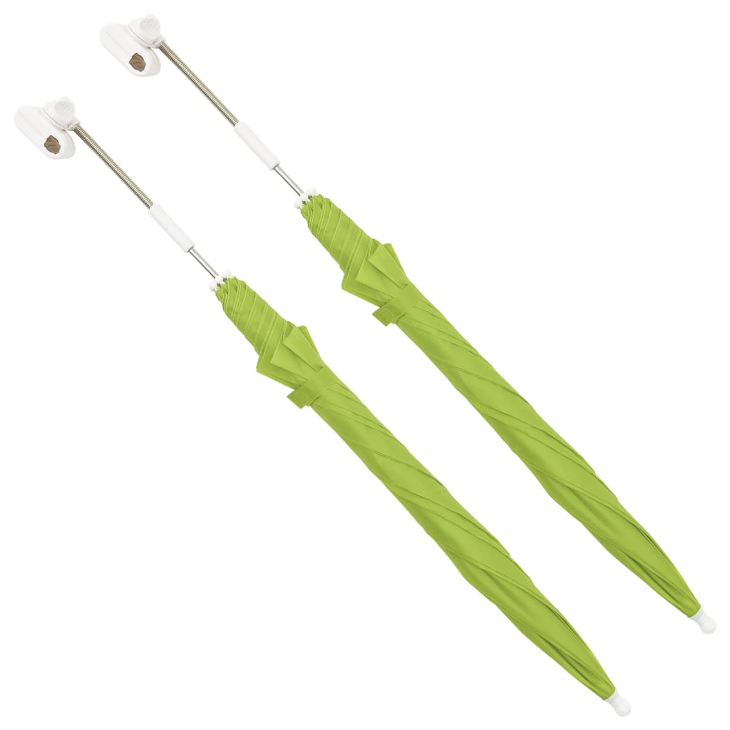 Sonnenschirme Für Campingstühle 2 Stk. Grün 105 Cm
