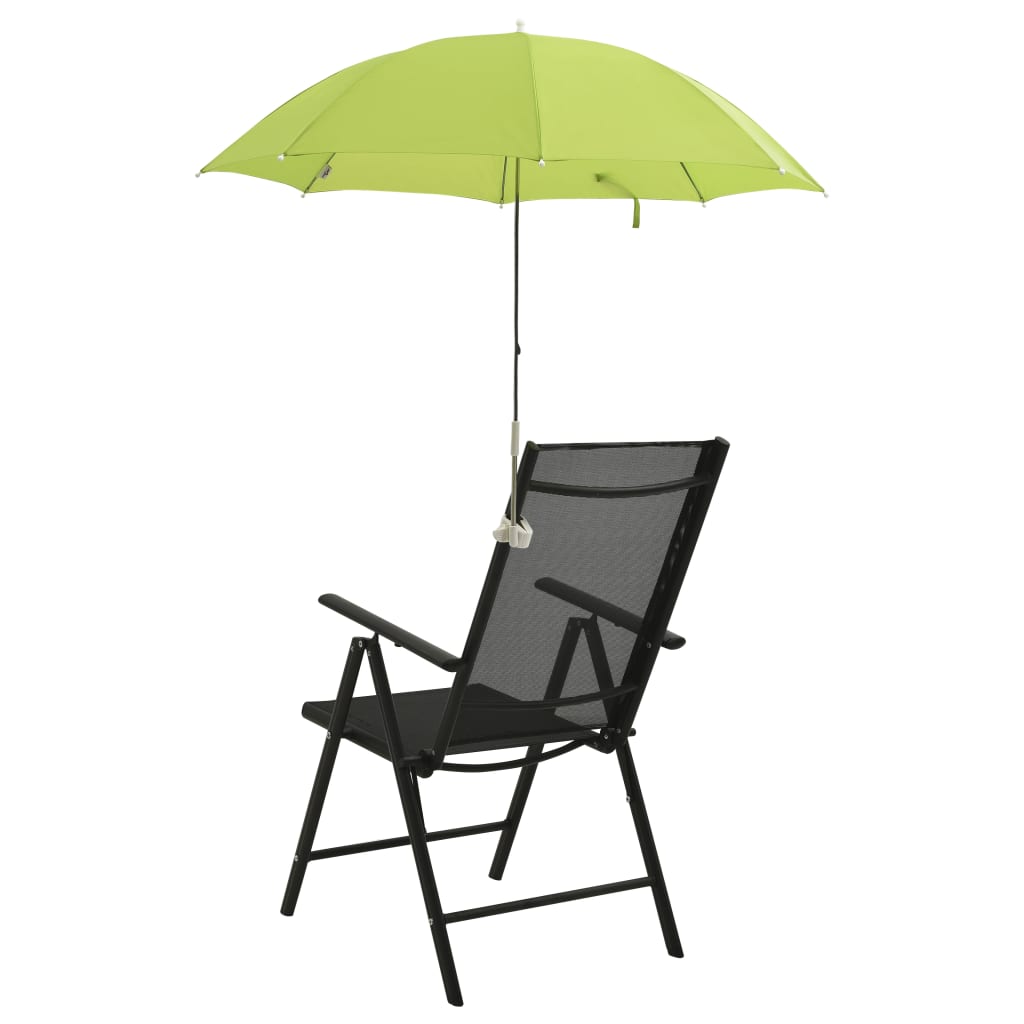 Sonnenschirme Für Campingstühle 2 Stk. Grün 105 Cm