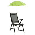 Sonnenschirme Für Campingstühle 2 Stk. Grün 105 Cm