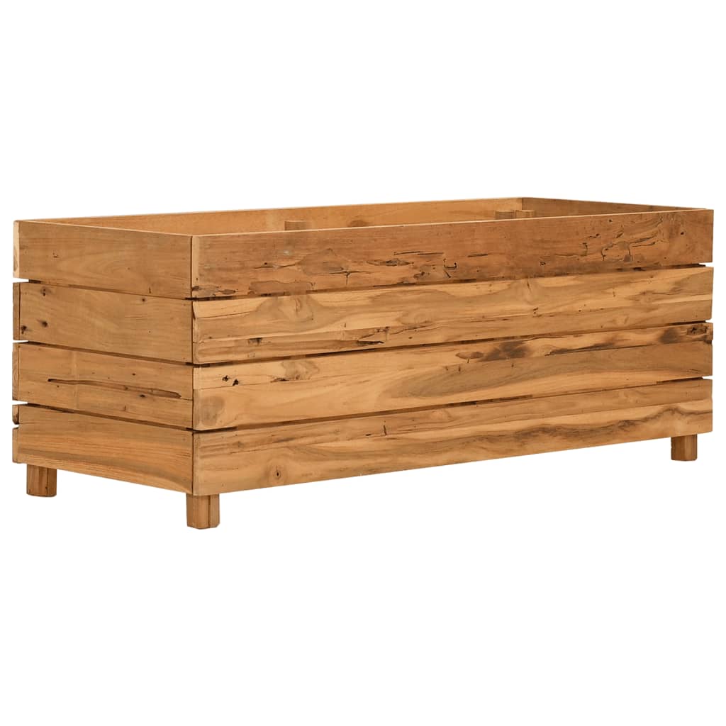 Hochbeet Teak Altholz Und Stahl