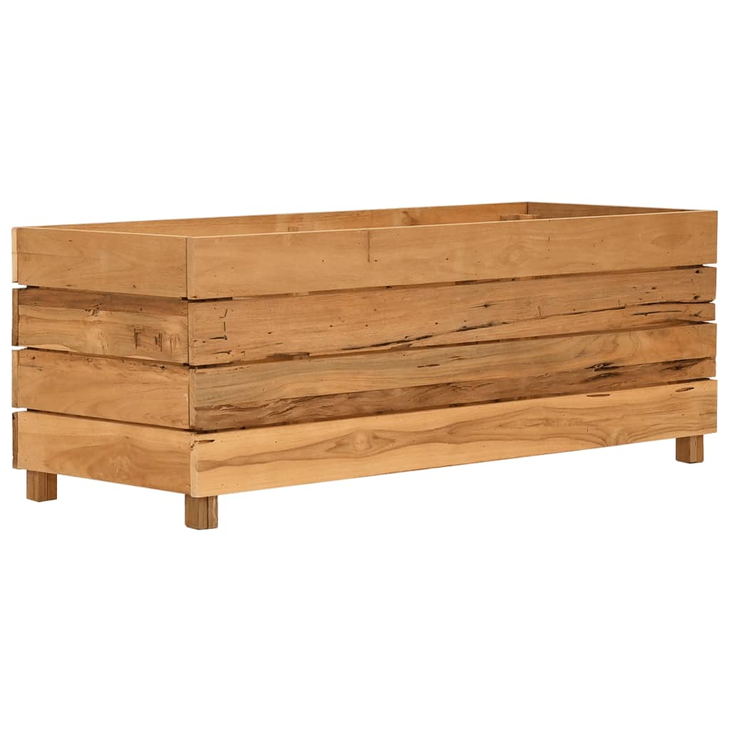Hochbeet Teak Altholz Und Stahl