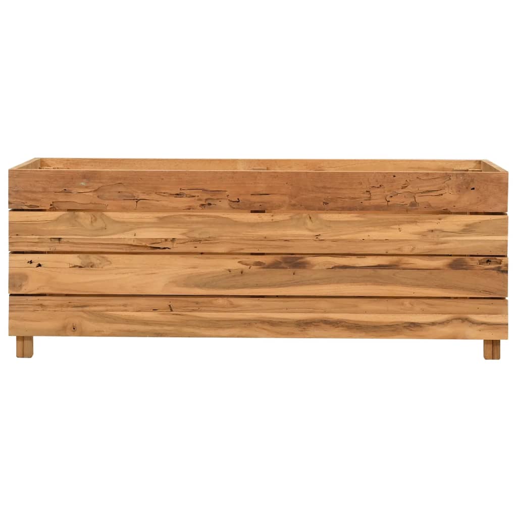 Hochbeet Teak Altholz Und Stahl