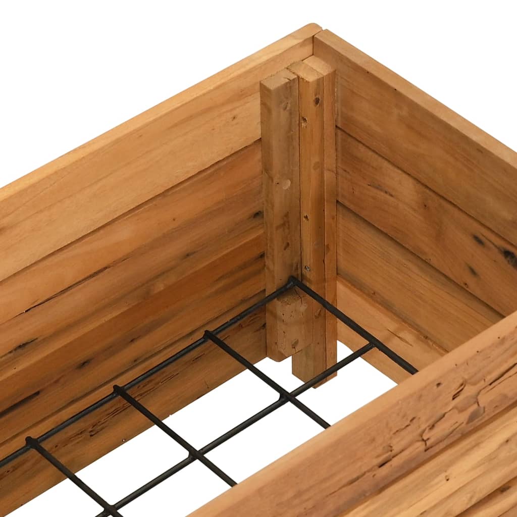Hochbeet Teak Altholz Und Stahl