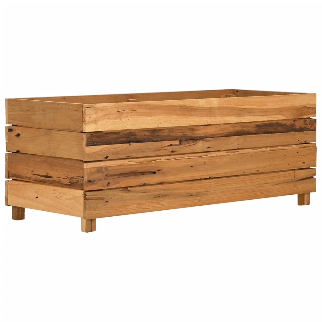 Hochbeet Teak Altholz Und Stahl