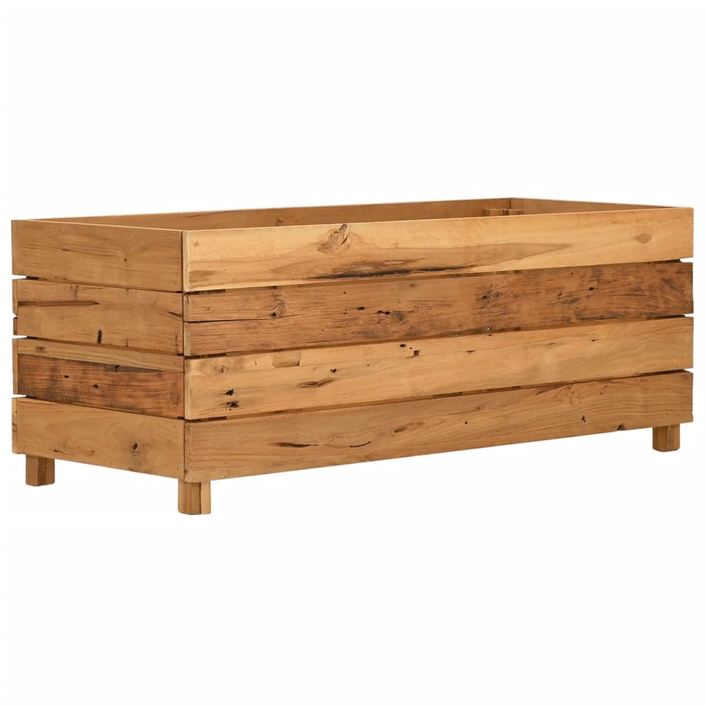 Hochbeet Teak Altholz Und Stahl