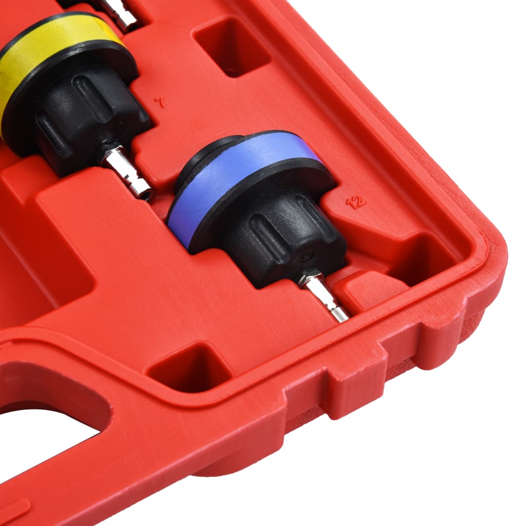 14-Tlg. Druckprüfgerät Für Kühlsysteme & Kühlerdeckel