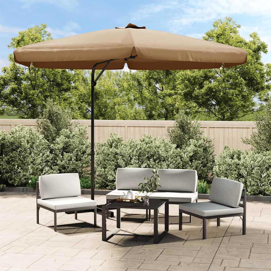 Sonnenschirm Mit Stahlmast 300 Cm