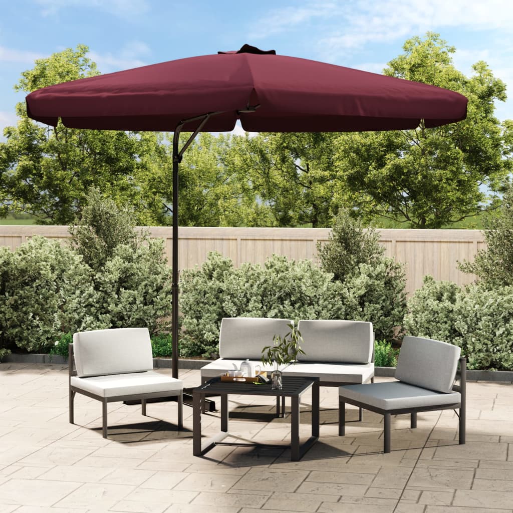Sonnenschirm Mit Stahlmast 300 Cm