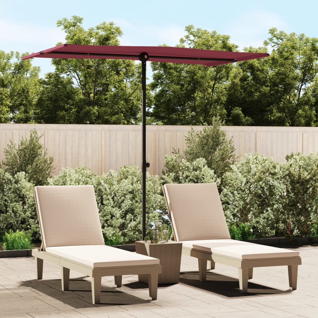 Sonnenschirm Mit Aluminium-Mast 2X1,5 M