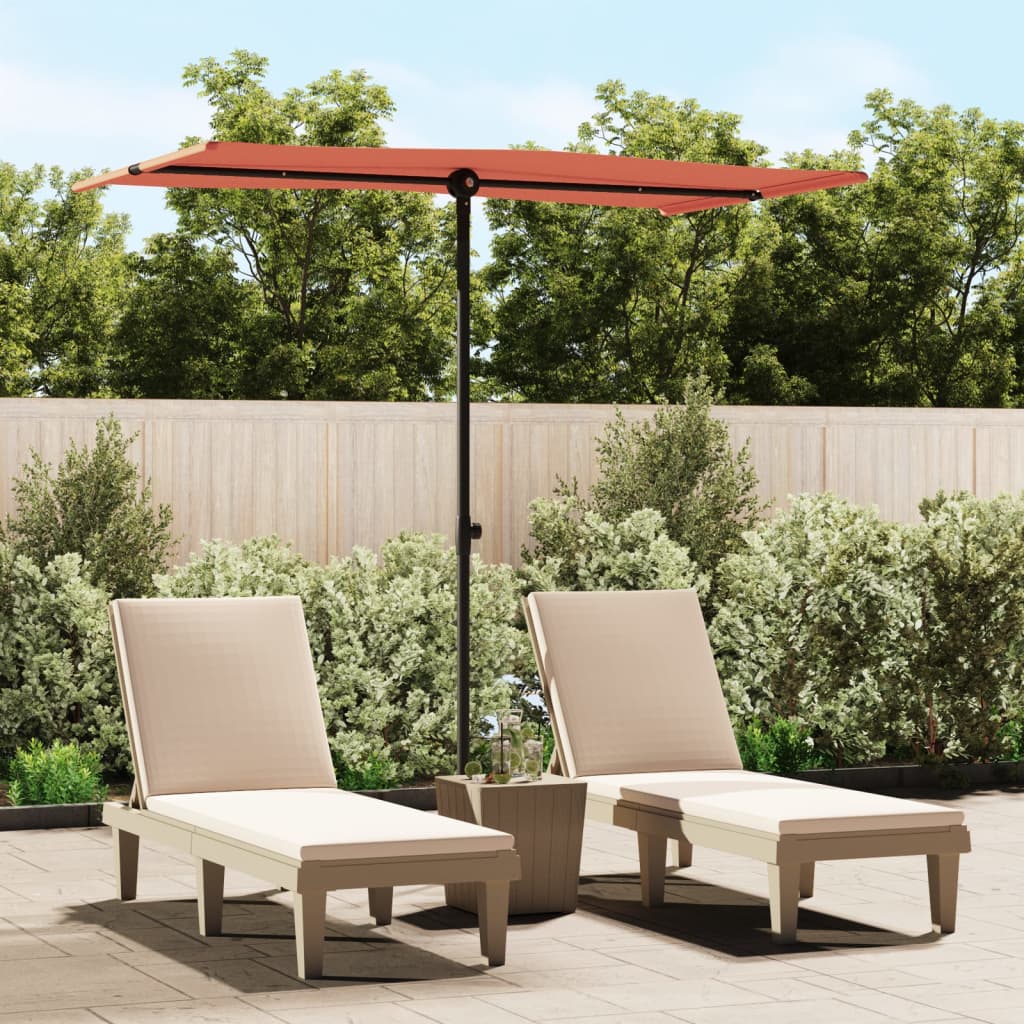 Sonnenschirm Mit Aluminium-Mast 2X1,5 M
