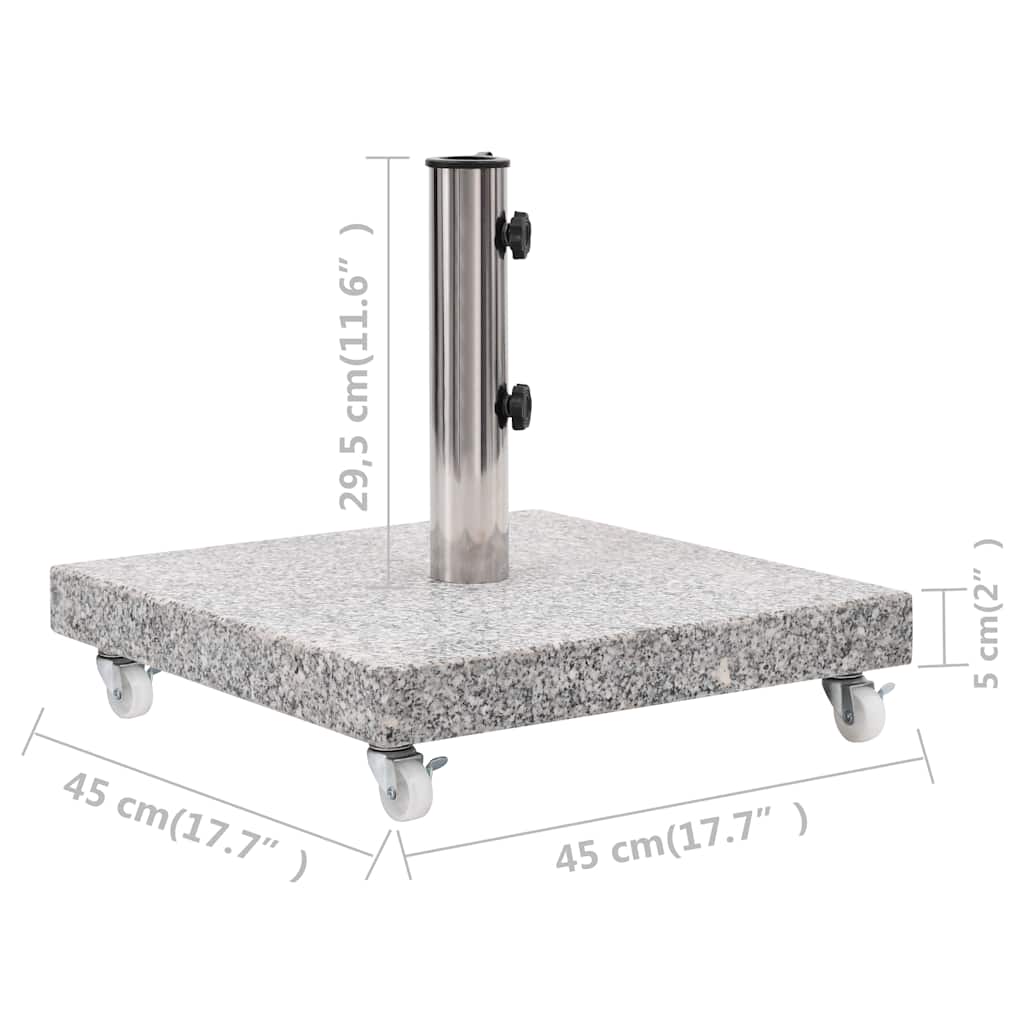 Sonnenschirmständer Granit 30 Kg Quadrat