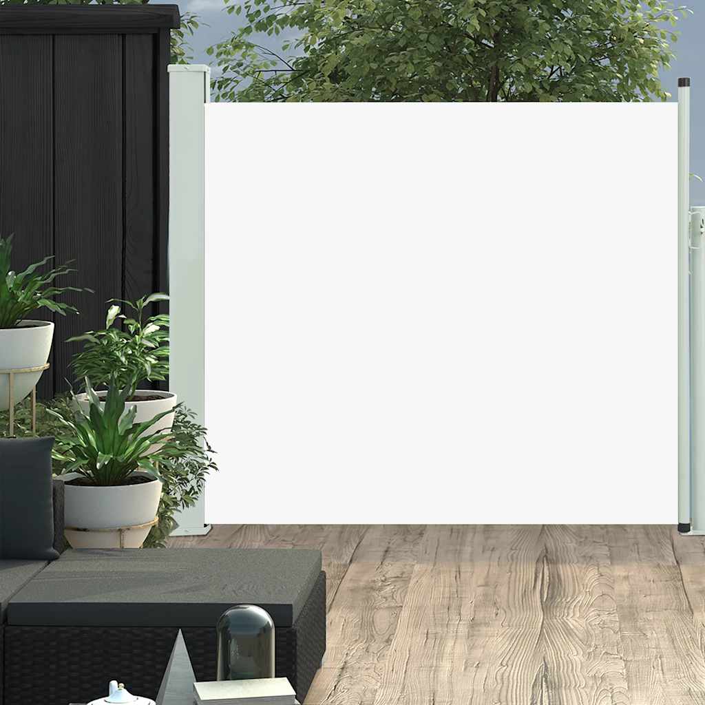 Ausziehbare Seitenmarkise 120×500 Cm Creme