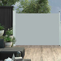 Seitenmarkise Ausziehbar 600X160 Cm Grau