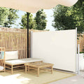 Ausziehbare Seitenmarkise 120×500 Cm Creme