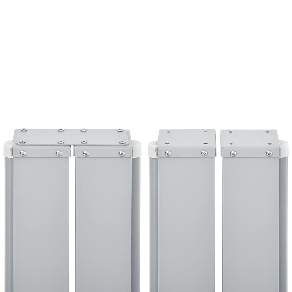 Ausziehbare Seitenmarkise Braun 100 X 600 Cm