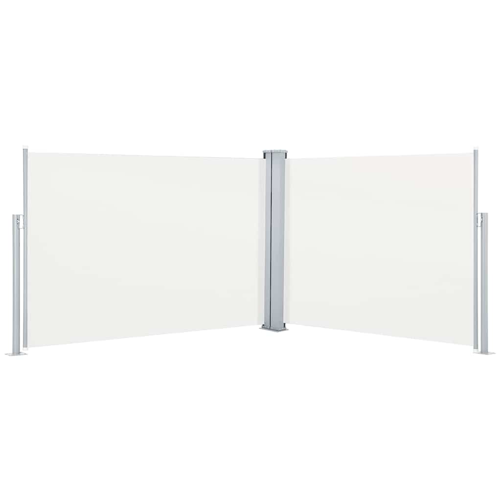 Ausziehbare Seitenmarkise Creme 100 X 1000 Cm Rot