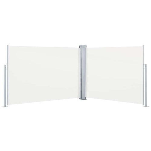 Ausziehbare Seitenmarkise Creme 100 X 1000 Cm Rot