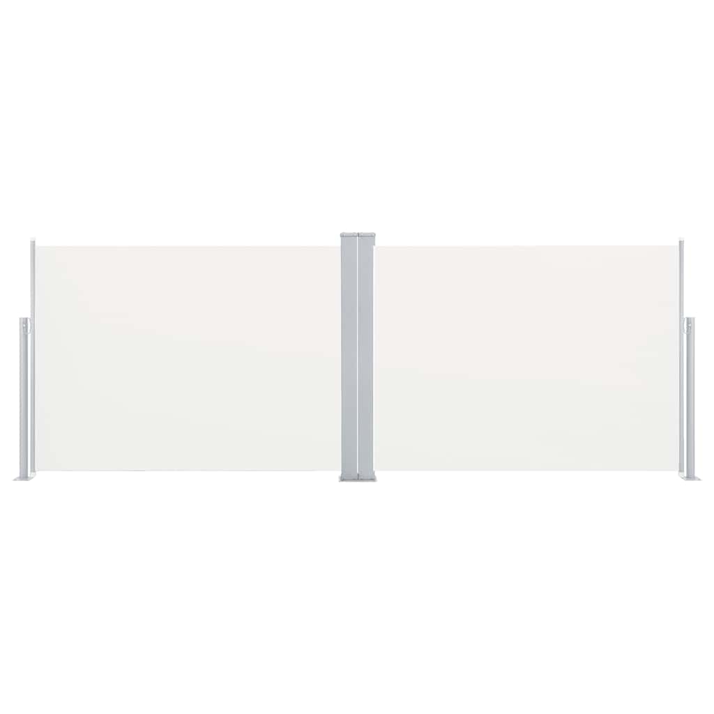 Ausziehbare Seitenmarkise Creme 100 X 1000 Cm Rot