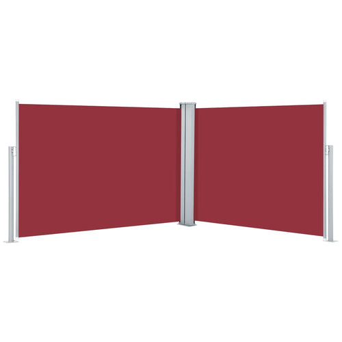 Ausziehbare Seitenmarkise Rot 100 X 1000 Cm Rot