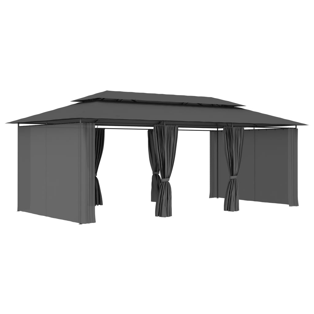 Pavillon Mit Vorhängen 600X298X270 Cm