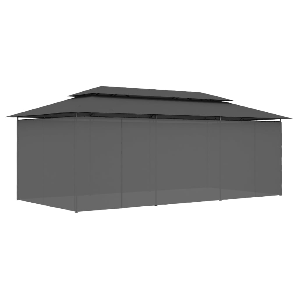 Pavillon Mit Vorhängen 600X298X270 Cm