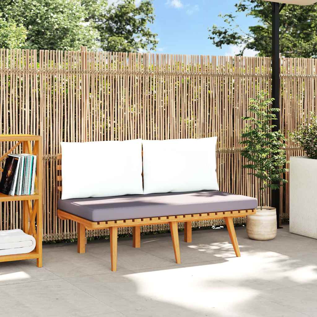 3-Tlg. Garten-Lounge-Set Mit Kissen Massivholz Akazie
