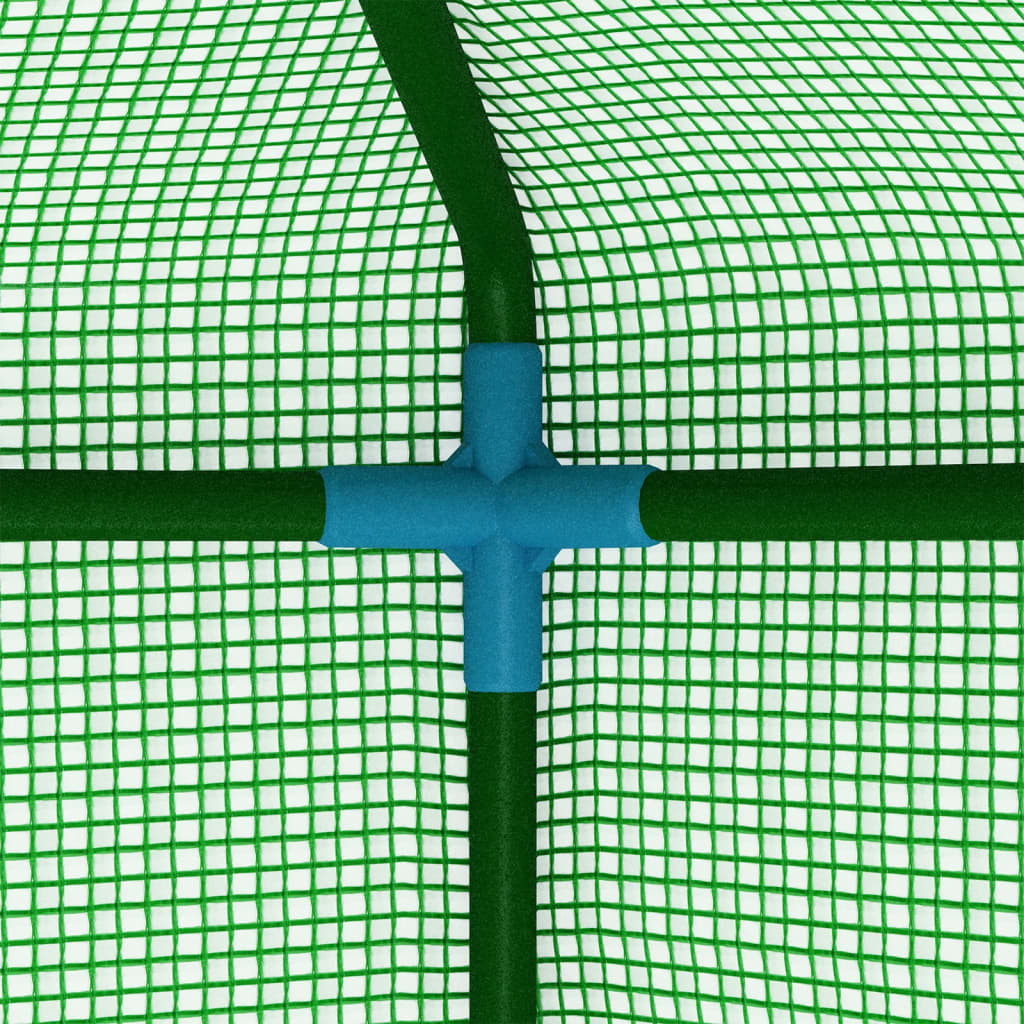 Gewächshaus Mit Ablagen Stahl 143X143X195 Cm