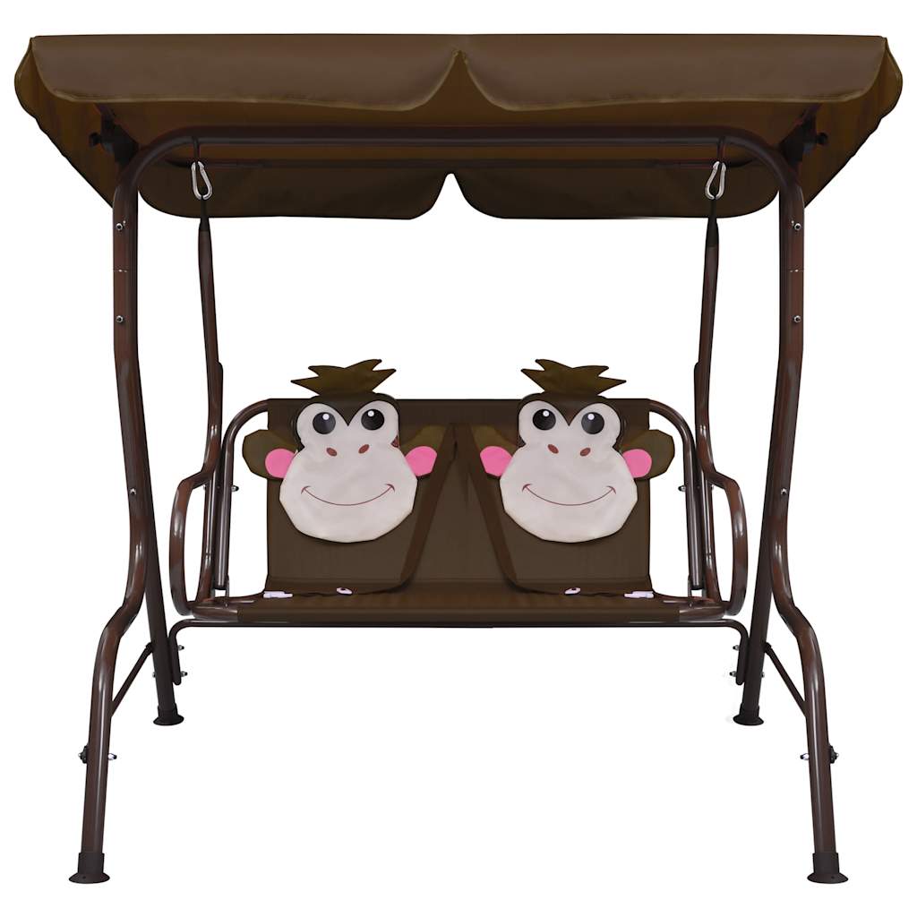 Kinder-Hollywoodschaukel 115×75×110 Cm Stoff