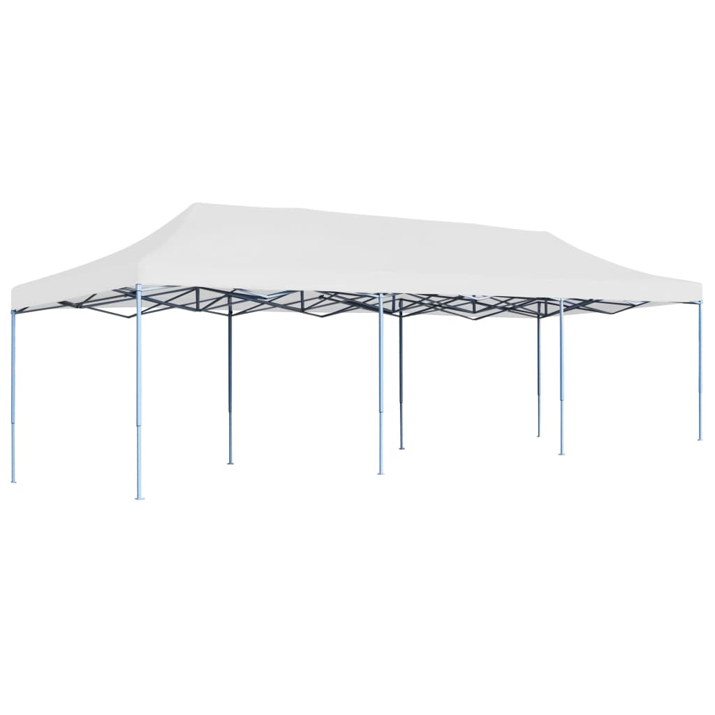 Pop-Up Partyzelt Faltbar 3 X 9 M Weiß