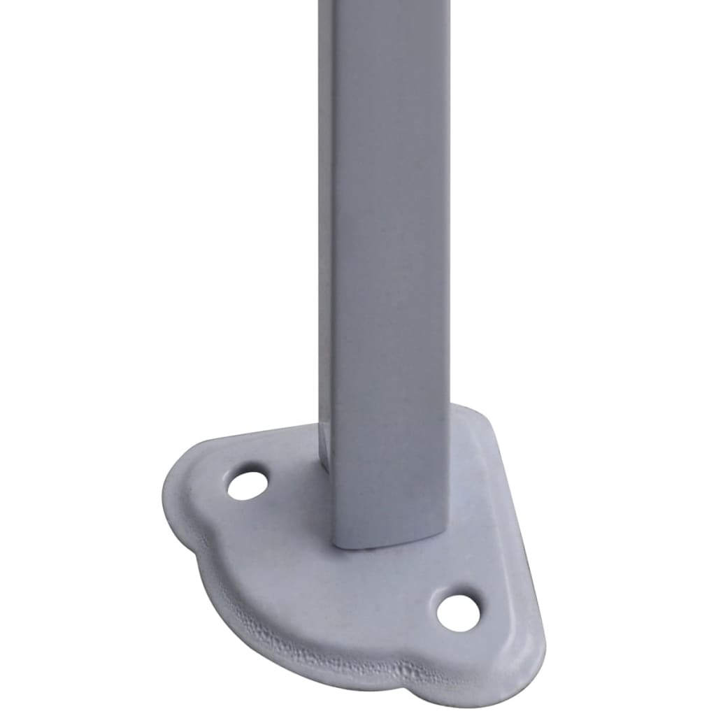 Profi-Partyzelt Faltbar 2×2 M Stahl Anthrazit