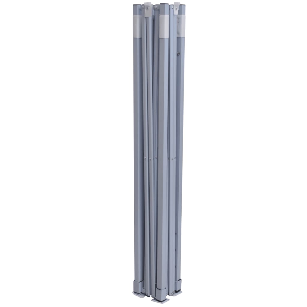 Profi-Partyzelt Faltbar 2×2 M Stahl Anthrazit