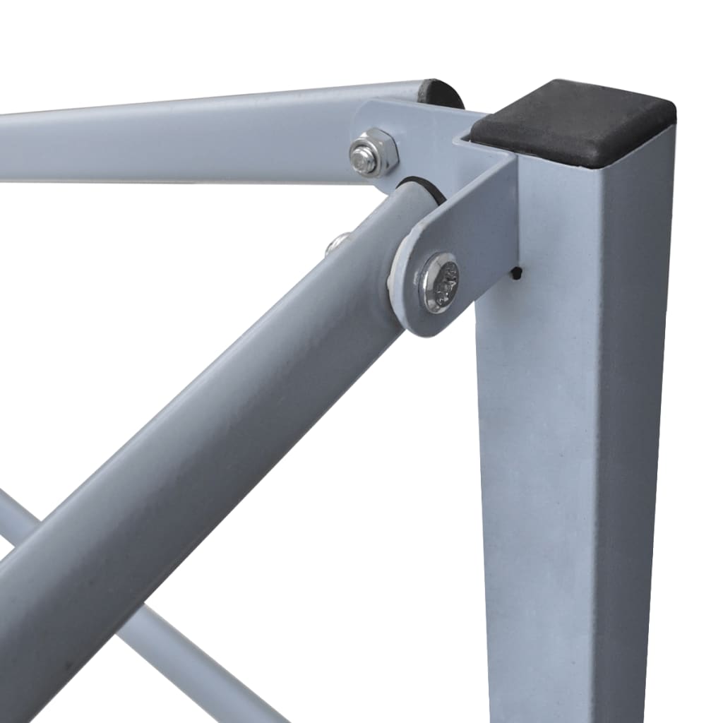 Profi-Partyzelt Faltbar 2×2 M Stahl Anthrazit