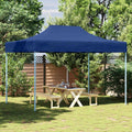 Profi-Partyzelt Faltbar 3X4 M Stahl Blau