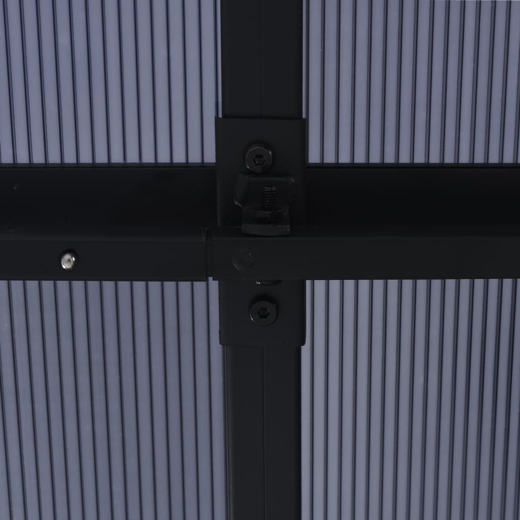 Pavillon Mit Vorhängen 405X294X244 Cm Anthrazit
