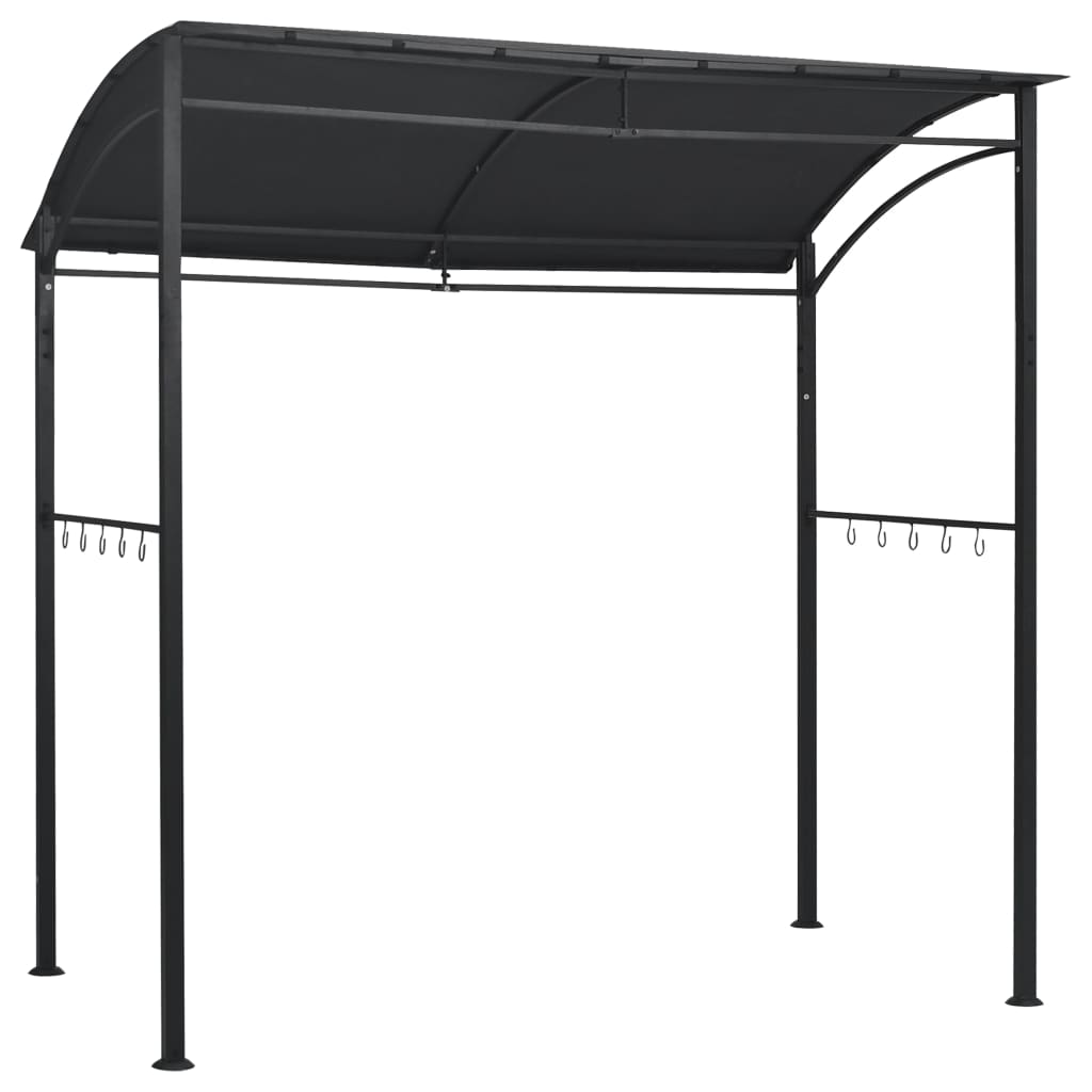 Bbq-Pavillon 215X150X220 Cm Anthrazit Stahl