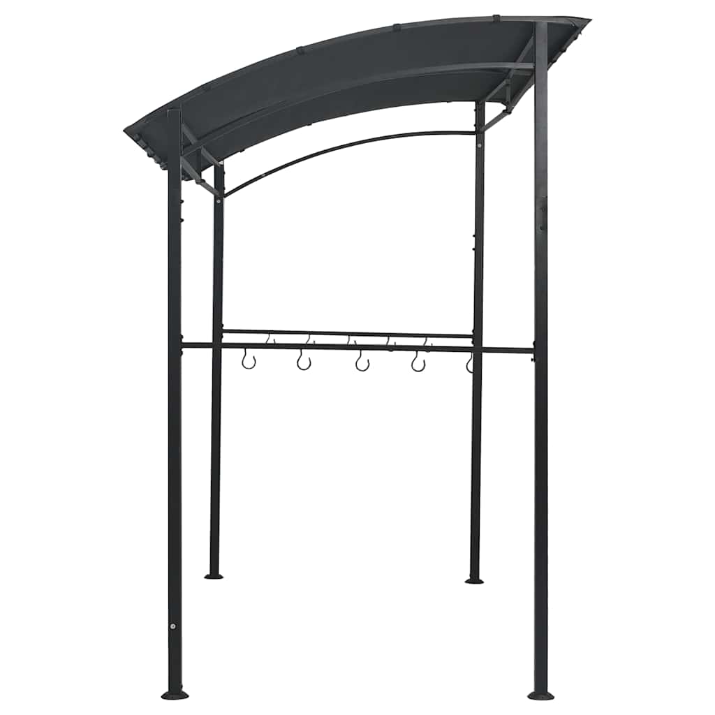 Bbq-Pavillon 215X150X220 Cm Anthrazit Stahl
