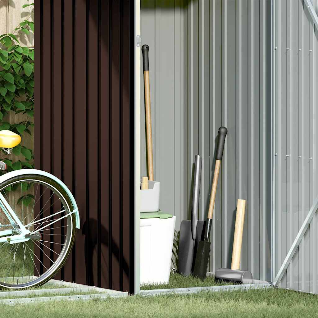 Garten Brennholzlager 245X98X159 Cm Verzinkter Stahl