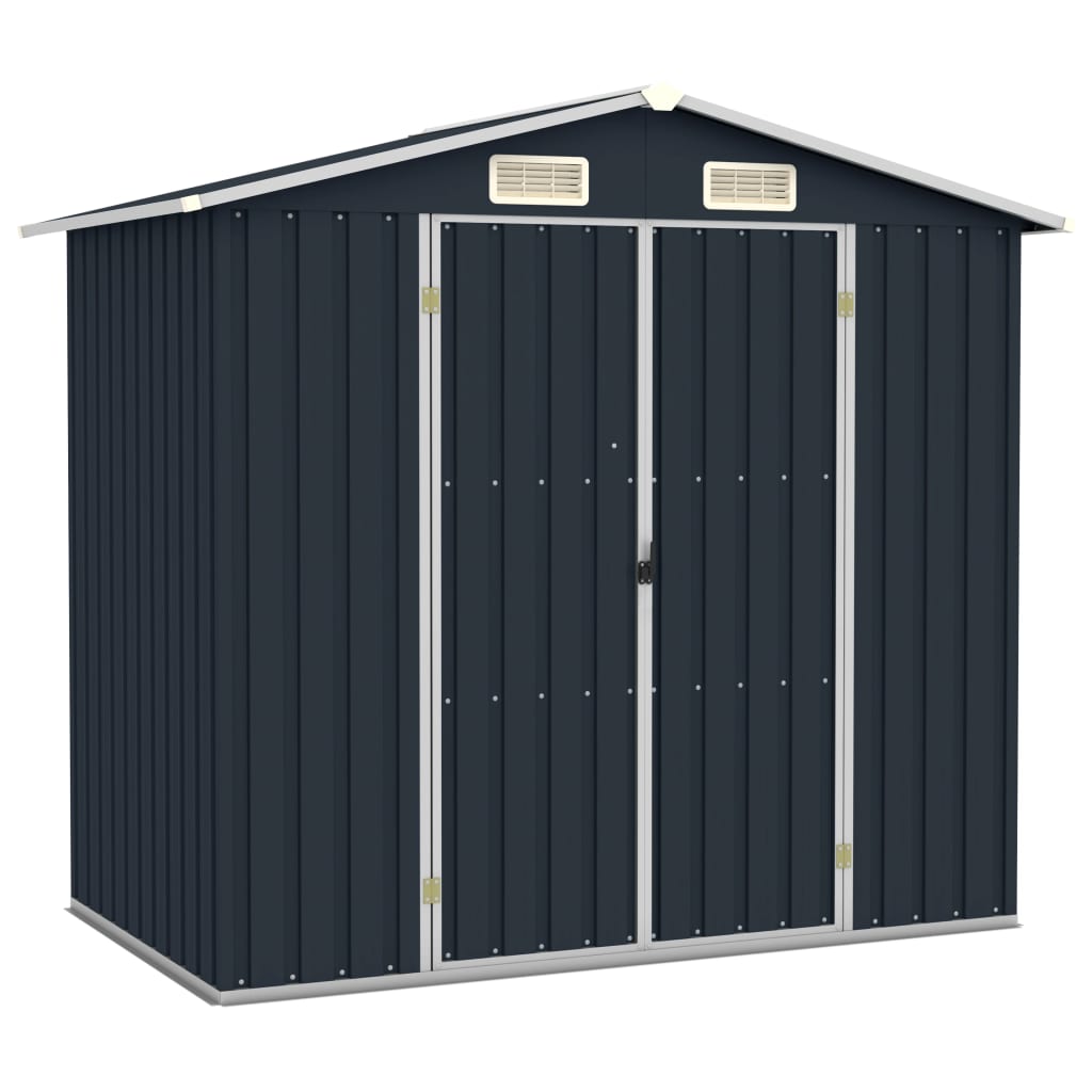 Gerätehaus 205X129X183 Cm Verzinkter Stahl