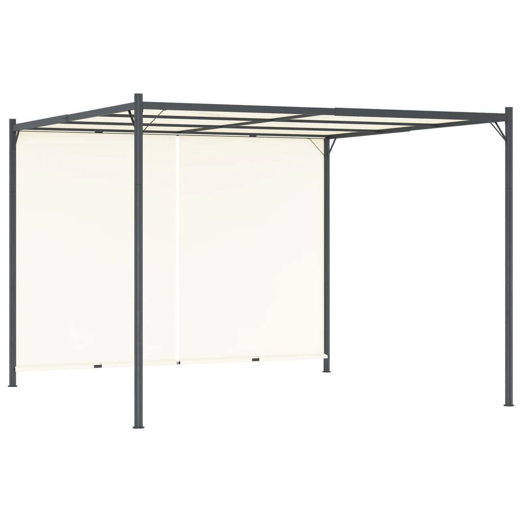 Gartenpergola Mit Versenkbarem Dach 3X3 M