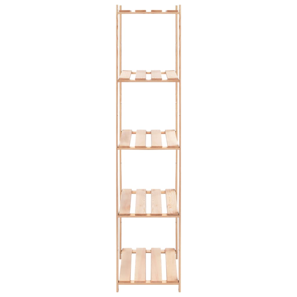Lagerregale 5 Böden 2 Stk. 80×38×170Cm Kiefer Massivholz 250Kg Weiß Und Schwarz