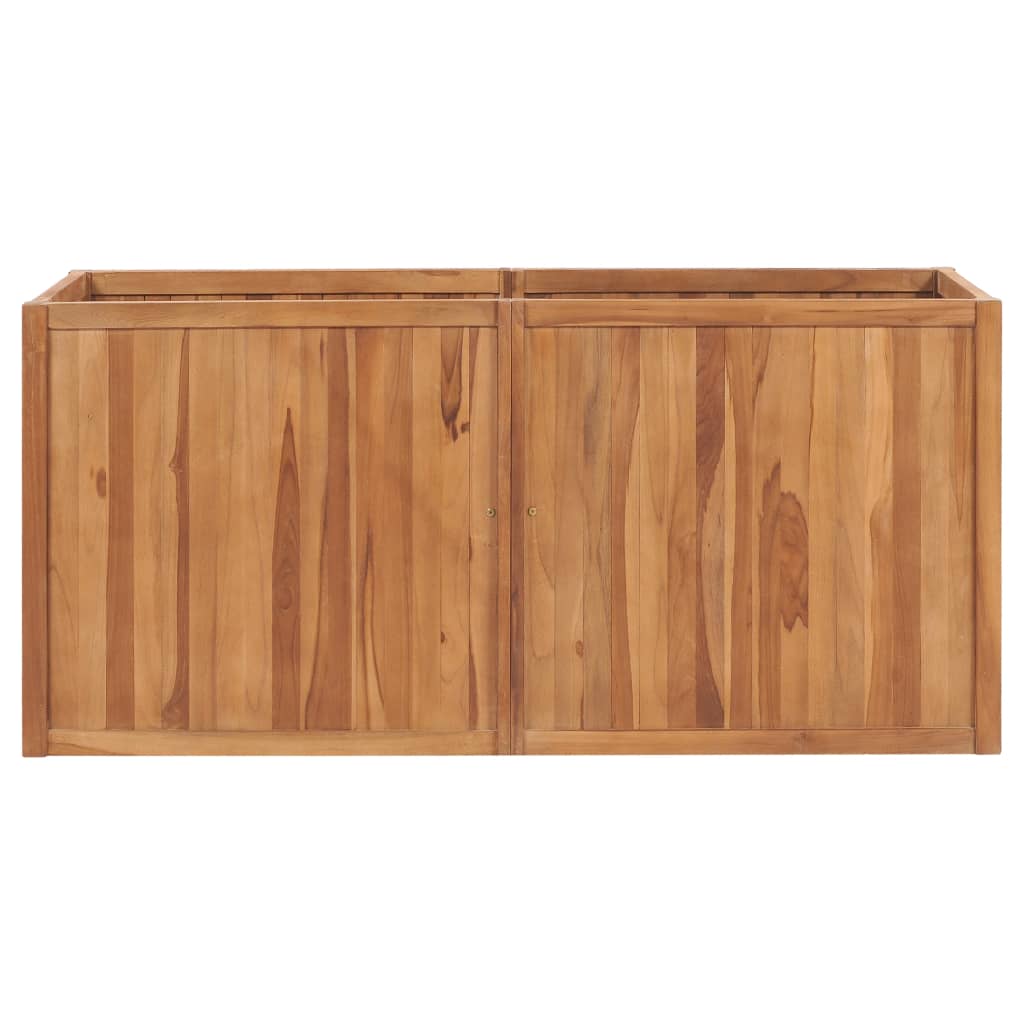 Garten-Hochbeet Massivholz Teak