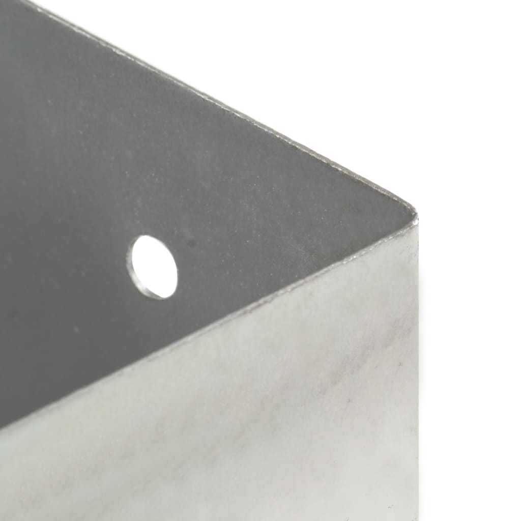 Pfostenanker 4 Stk. Verzinktes Metall