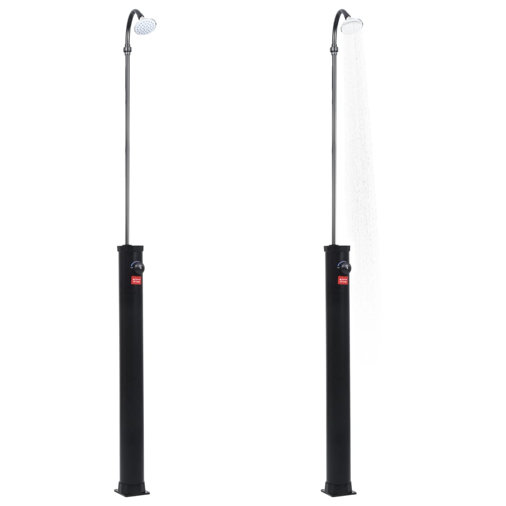 Garten-Solardusche Schwarz 215 Cm 8 L